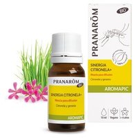 Sinergia Citronela+ Bio 10 ml (Eucalipto - Limón - Lavanda - Jengibre) - Pranarom