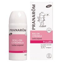Pranabb Roll-On Citronela - Leche corporal Bio 30 ml - Pranarom