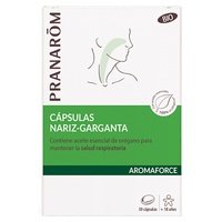 Aromaforce Nariz-garganta Bio 30 cápsulas - Pranarom