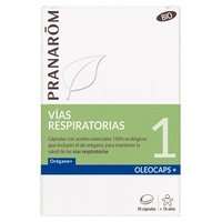 Oleocaps 1 - Vías respiratorias Bio 30 cápsulas - Pranarom